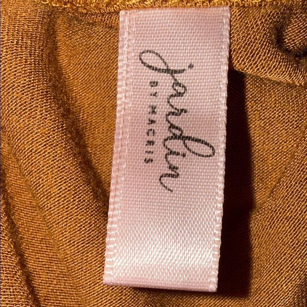 🌺Jardin by Marcis Sleeveless Carmel Ruched Tank Dress - Picture 7 of 7